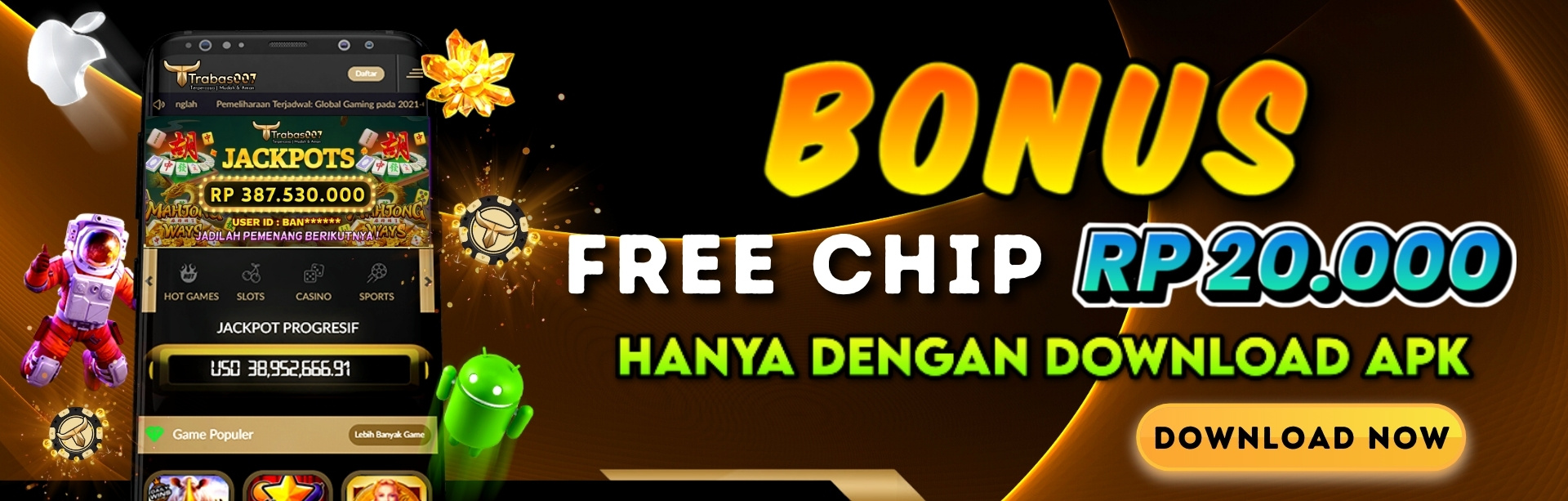 BONUS FREECHIP 20.000 APK